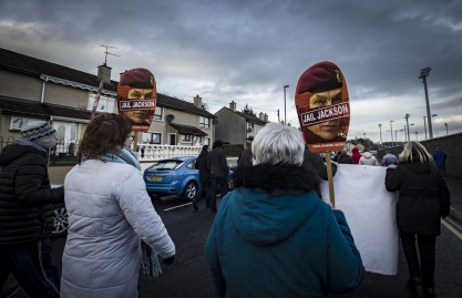 A Bloody Sunday commemoration march takes place in the Creggan area of Derry on January 27th 2019 (Photo by Kevin Scott for Belfast Telegraph)