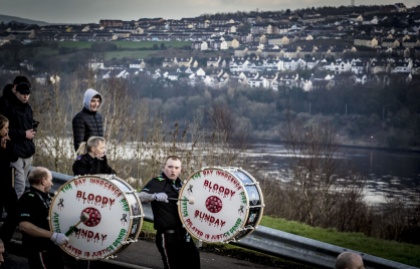 A Bloody Sunday commemoration march takes place in the Creggan area of Derry on January 27th 2019 (Photo by Kevin Scott for Belfast Telegraph)